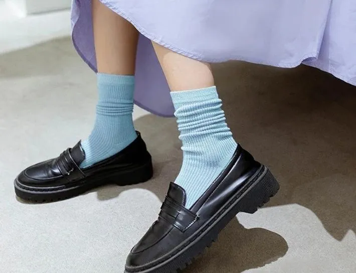 Bolero Kadın 5'li Derbili Uzun Kolej Çorabı