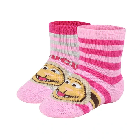 Bolero 2-Pack Original Kuzucuk Pink Babies Socks