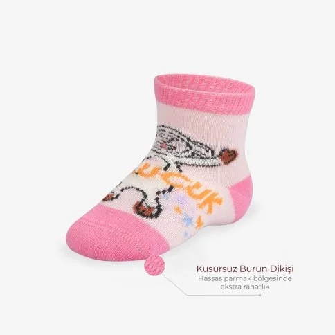 Bolero 2 Pack Original Kuzucuk Pink Baby Socks