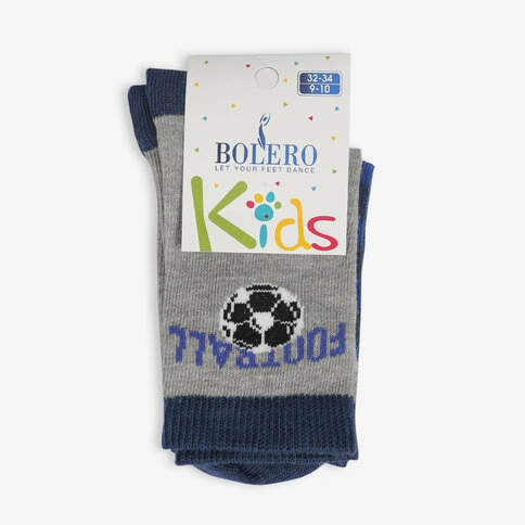Bolero 2'li Erkek Çocuk Desenli Soket Çorap