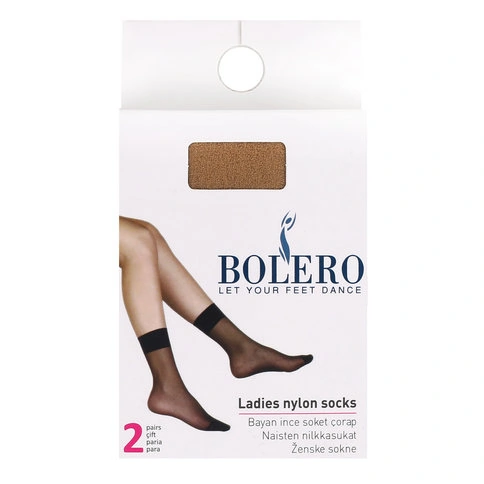 Bolero 2'li Fit 15 Kadın Ten Soket Çorap