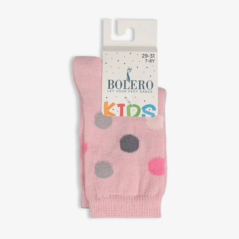 Bolero 2'li Kız Çocuk Desenli Soket Çorap