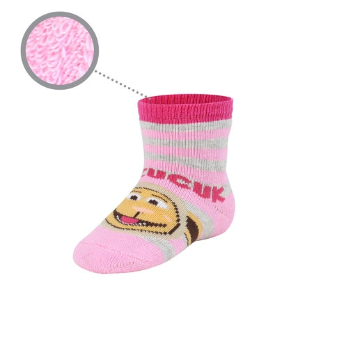 Bolero 2'li Orjinal Kuzucuk Pembe Bebek Çorap