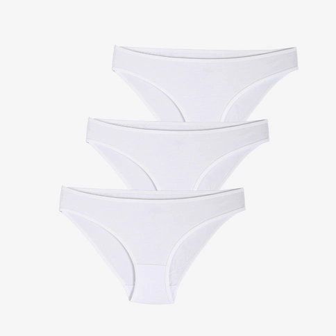Bolero 3-Pack Women's Plain White Slip Panties