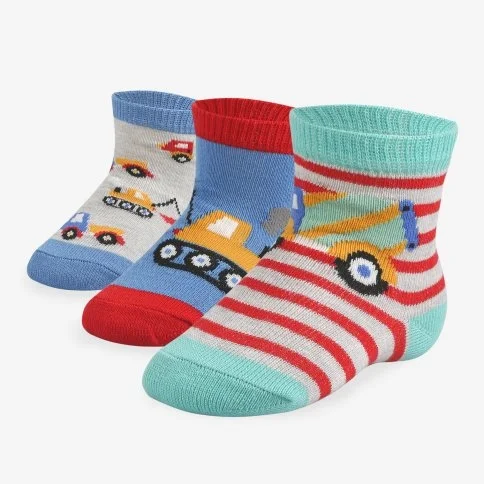 Bolero 3'lü Erkek Bebek Renkli Çorap - C31