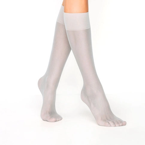 Bolero 4'lü THY Gri Dizaltı Hostes Çorabı