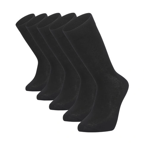 Bolero 5-Pack Black Men Socks