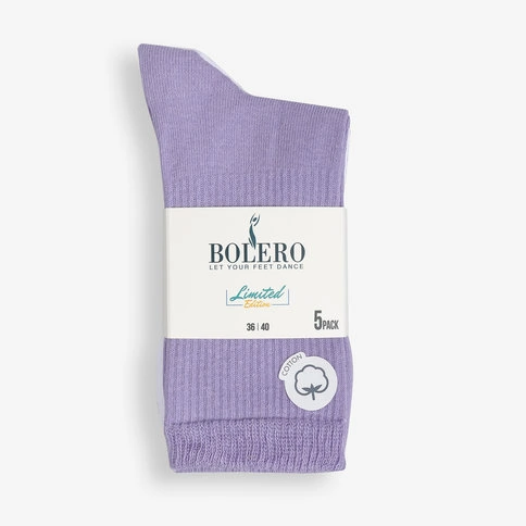 Bolero 5'li Kadın Renkli Kolej Çorabı