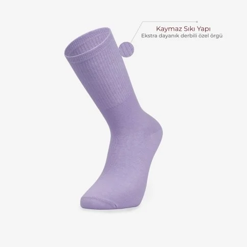 Bolero 5'li Kadın Renkli Kolej Çorabı - B68