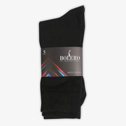 Bolero 5'li Siyah Erkek Çorap - E28