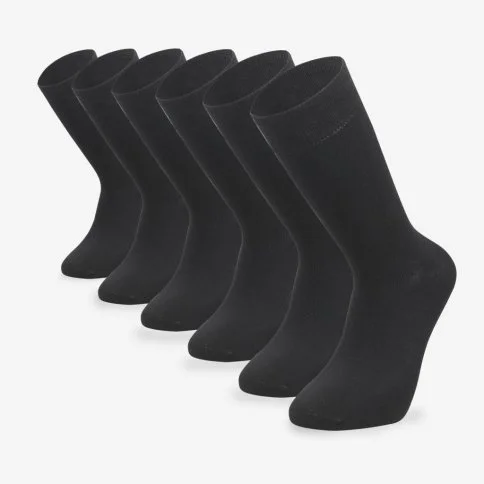 Bolero 6-Pack Bamboo Black Men's Socks