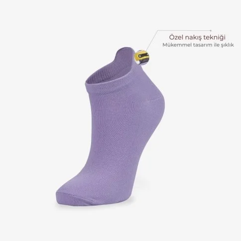 Bolero 6-Pack Emoji Embroidered Booties Socks