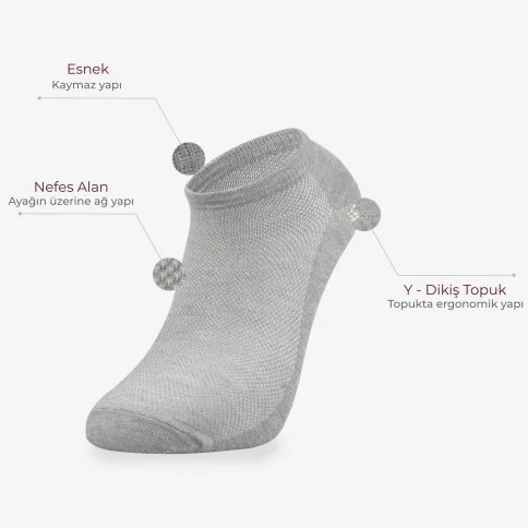 Bolero 6-Pack Men's Luxury Booties Socks