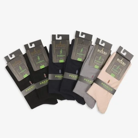  Bolero 6-Pack Men's Luxury Summer Bamboo Socks