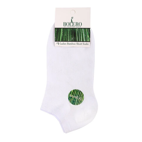 Bolero 6'lı Bambu Patik Kadın Beyaz Çorap