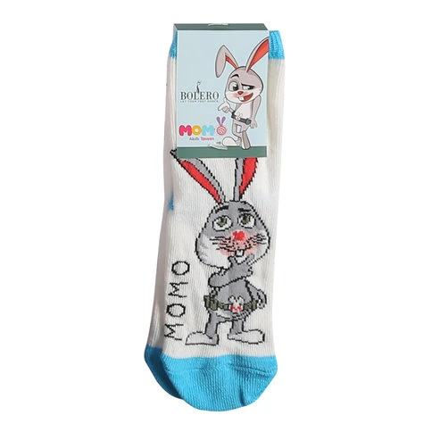 Bolero Akıllı Tavşan Momo Kız Çocuk Çorabı