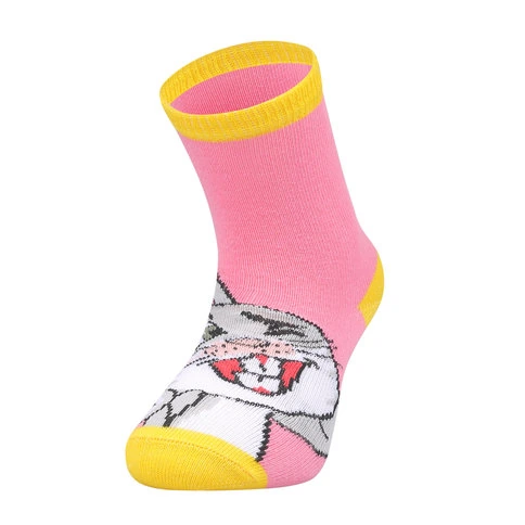 Bolero Akıllı Tavşan Momo Kız Çocuk Çorabı Pembe