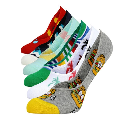 Bolero Colored Women's 6-Pack No Show Socks