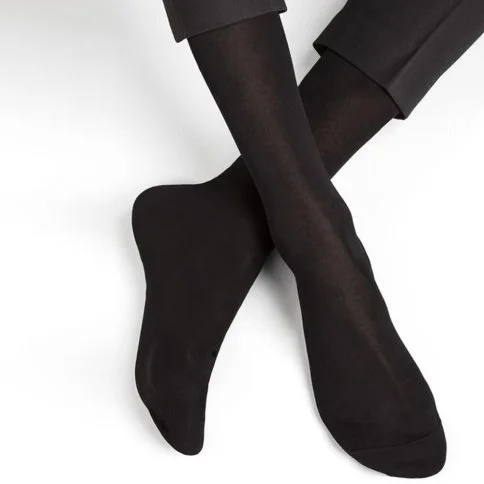 Bolero Erkek 3'lü Siyah Uzun Takım Elbise Dizaltı Çorap - E38