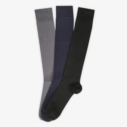 Bolero Erkek 3'lü Uzun Dizaltı Takım Elbise Çorabı - E38
