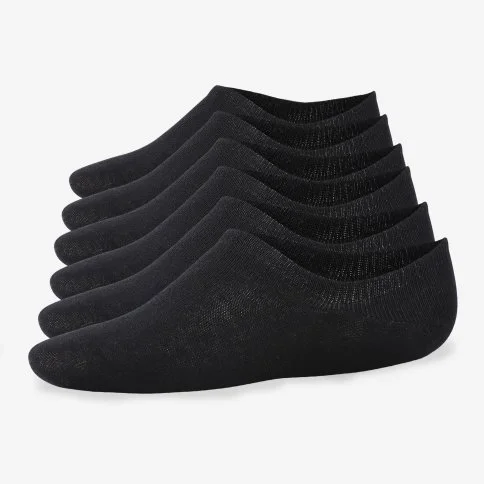 Bolero Erkek 6'lı Pamuklu Sneakers Siyah Çorap - E61