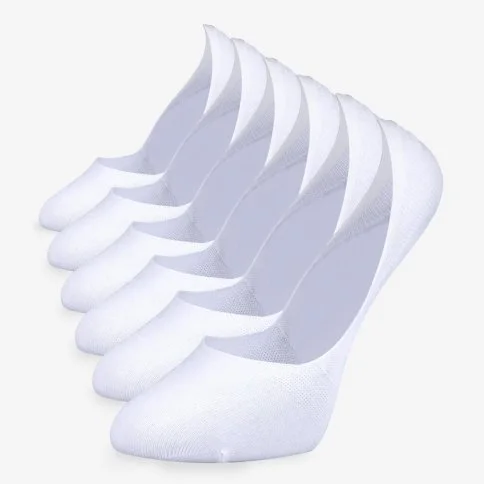 Bolero Erkek 6'lı Süper Lüks Görünmez Beyaz Çorap - E23
