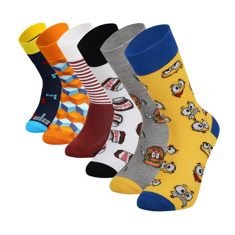 Bolero Erkek Eğlenceli 6'lı Renkli Çorap