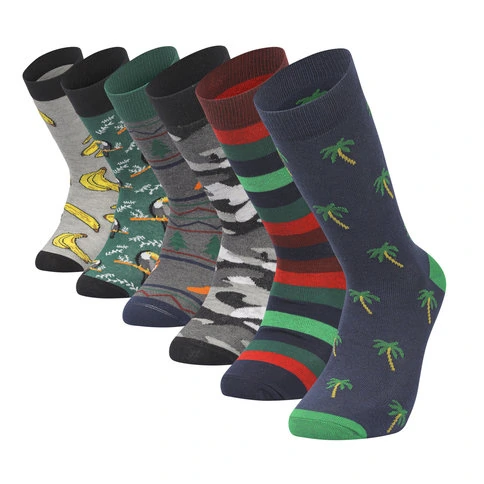 Bolero Erkek Eğlenceli 6'lı Renkli Çorap