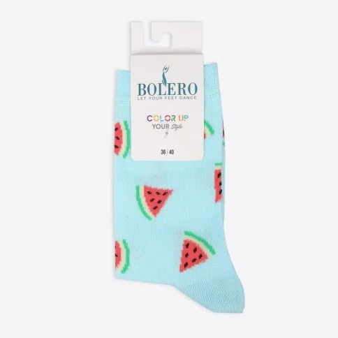 Bolero Fun 6-Pack Colored Socks