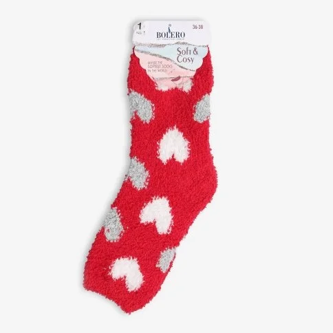 Bolero Home Socks Kırmızı Ev Çorabı - B93