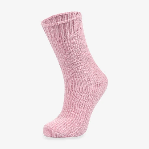 Bolero Kadife Dokulu Kadın Kışlık Çorabı Pembe