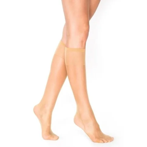Bolero Kadın 2'li Ten Dizaltı Çorap - N01