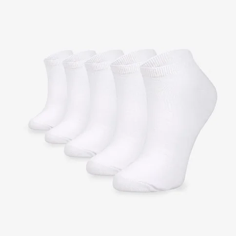 Bolero Kadın 5'li Beyaz Patik Çorap - B78