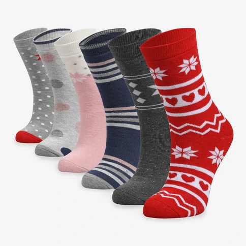 Bolero Bayan 6'lı Kışlık Havlu Çorap