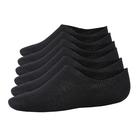 Bolero Kadın 6'lı Pamuklu Sneakers Çorap Siyah