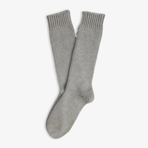 Bolero Kadın Dizüstü Yün Çorap Gri - B55