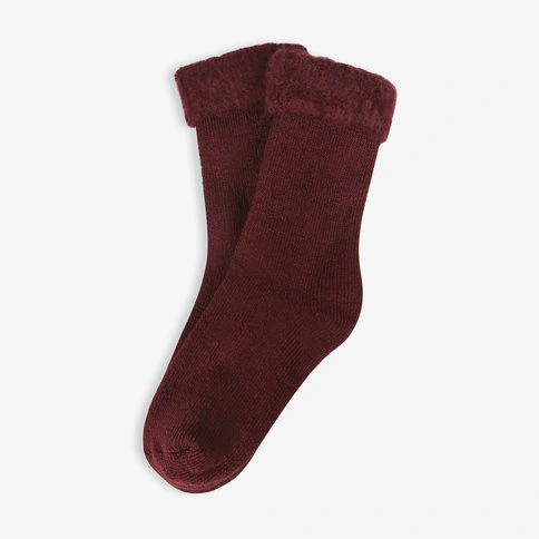Bolero Kadın Kışlık Termal Çorap Bordo