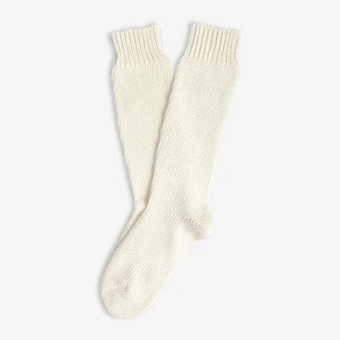Bolero Kadın Krem Dizüstü Kışlık Çorap - B55