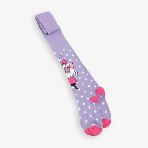 Bolero Kral Şakir Kız Çocuk Mor Külotlu Çorap Canan - N37
