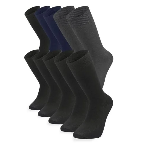 Bolero Large Size 10-Pack Men's Socks