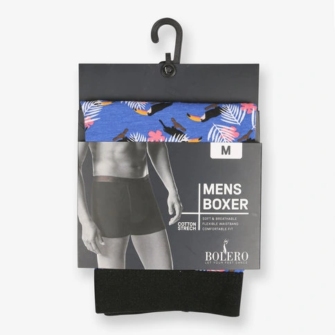 Bolero Men's Bird Blue Color Boxer