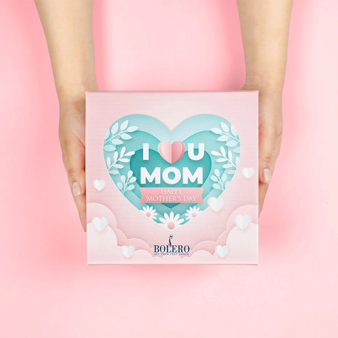 Bolero Mother's Day Gift Box 18x3x18 cm