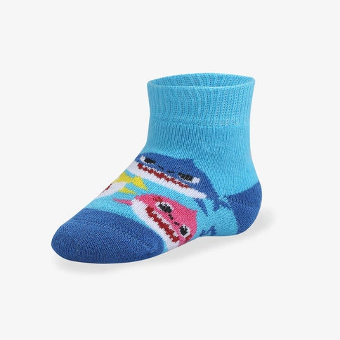 Bolero Orijinal Lisanslı Baby Shark Erkek Bebek Havlu Çorap
