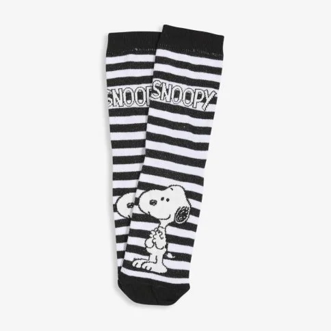 Bolero Orijinal Lisanslı Snoopy Kadın Çizgili Çorap - B95