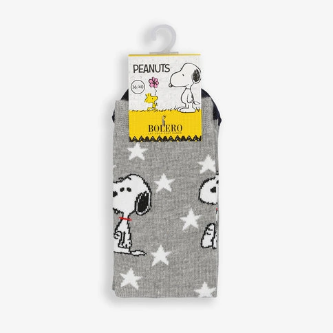 Bolero Orijinal Lisanslı Snoopy Kadın Soket Çorap