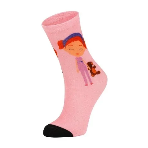 Bolero Orjinal Lisanslı Elif'in Düşleri Baskılı Çocuk Çorabı Uykucu - C62