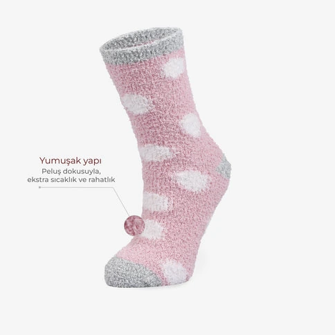 Bolero Pink Home Socks