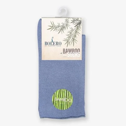 Bolero Roll Top Indigo Bamboo Women's Socks
