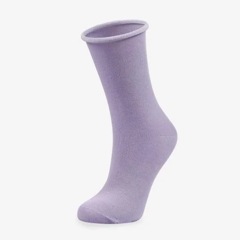 Bolero Roll Top Lilac Bamboo Women's Socks
