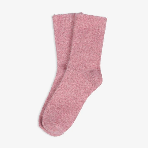 Bolero Silvery Feathered Pink Socks